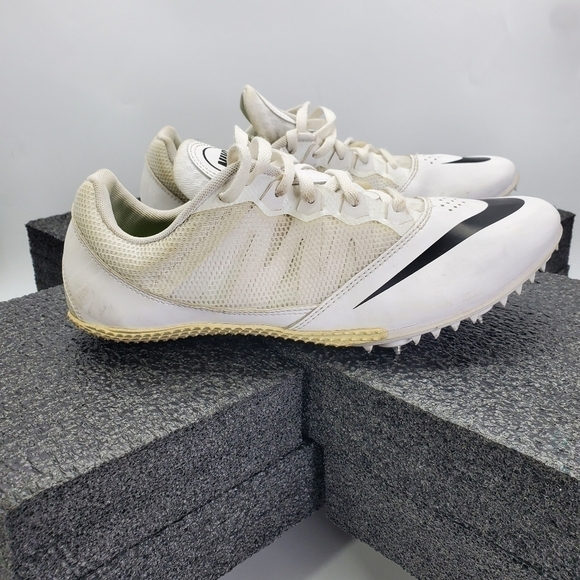 Nike Shoes Men\'s 9 Zoom 400 Track Sprint Cleats AA1205-002 White main image 10